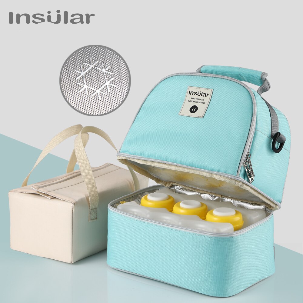 Baby Food Warmer Portable - Large Capacity Thermal Insulated Mommy Diaper