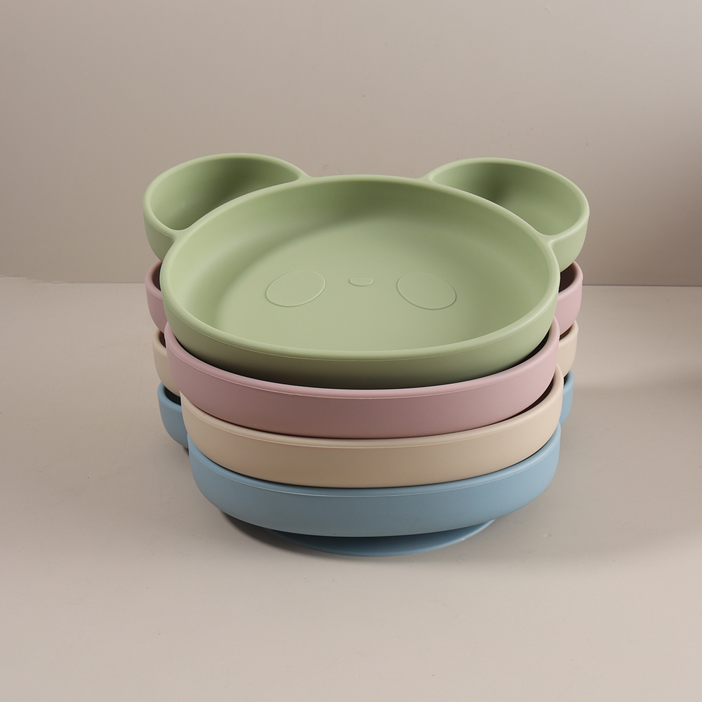 Baby Food Diary - Panda Shaped Baby Feeding Plate Dishes