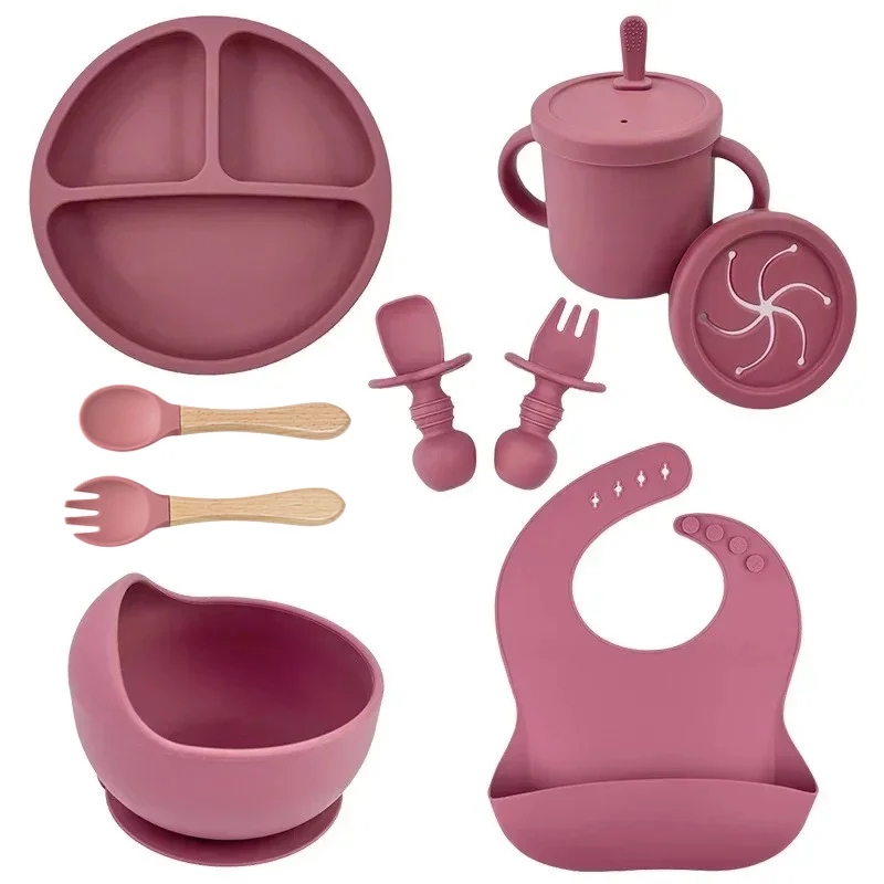 Baby Food Diary - Food Grade Silicone Child Dish Set