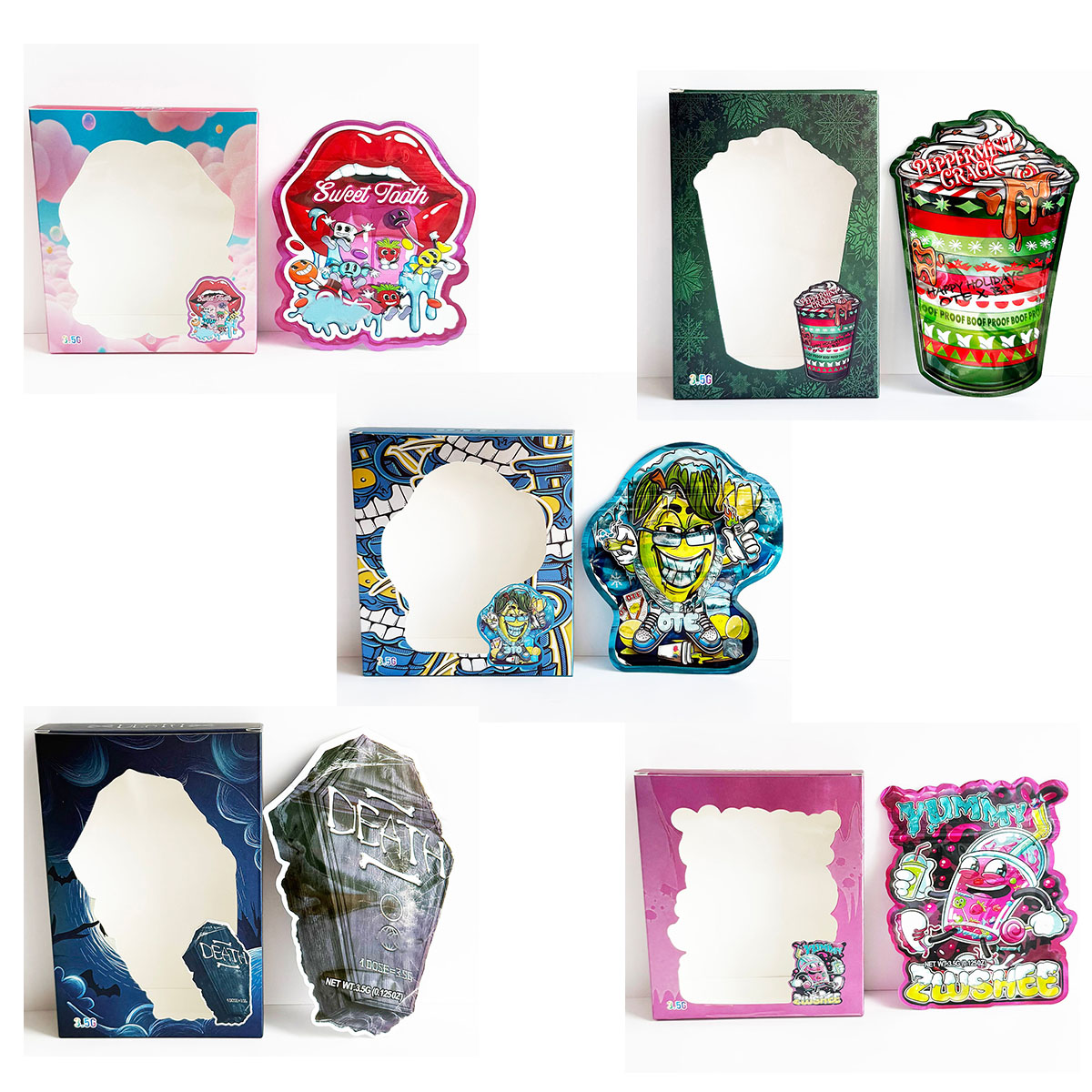 3.5g Die Cut Special Irregular - Food Pouch Reusable ulasan dan harga