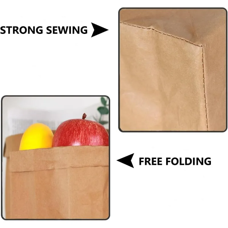 Kraft Paper Bag Washable Paper - Food Pouch Reusable ulasan dan harga