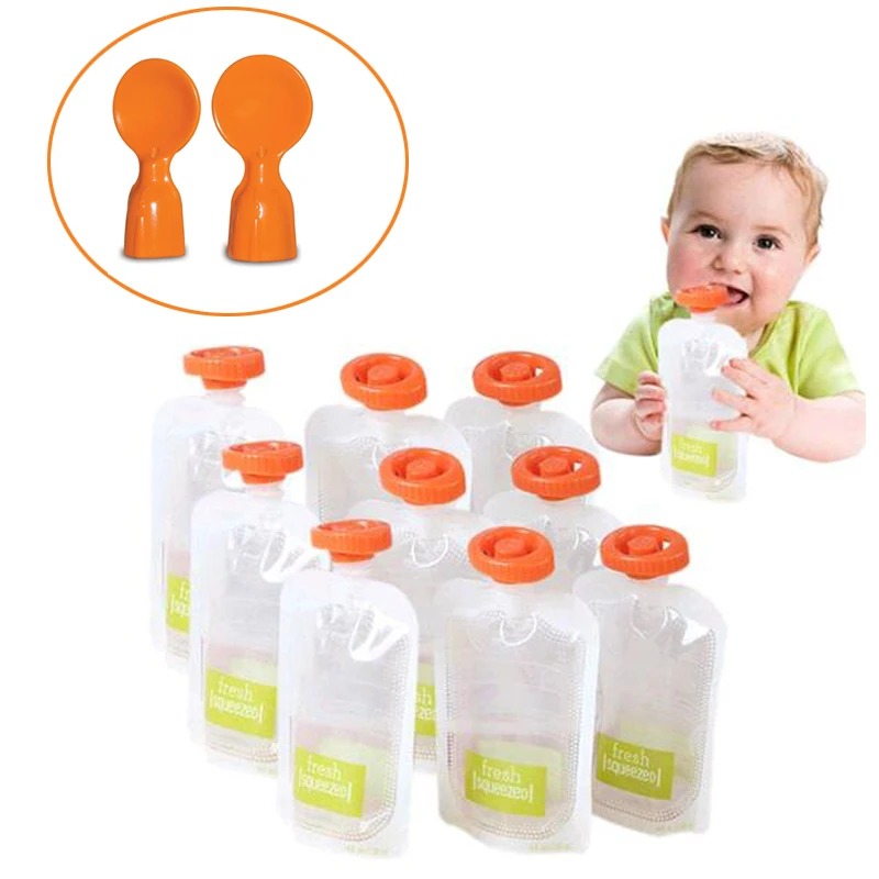 50Pcs Baby Food Storage Bag Ma - Baby Food Category ulasan dan harga