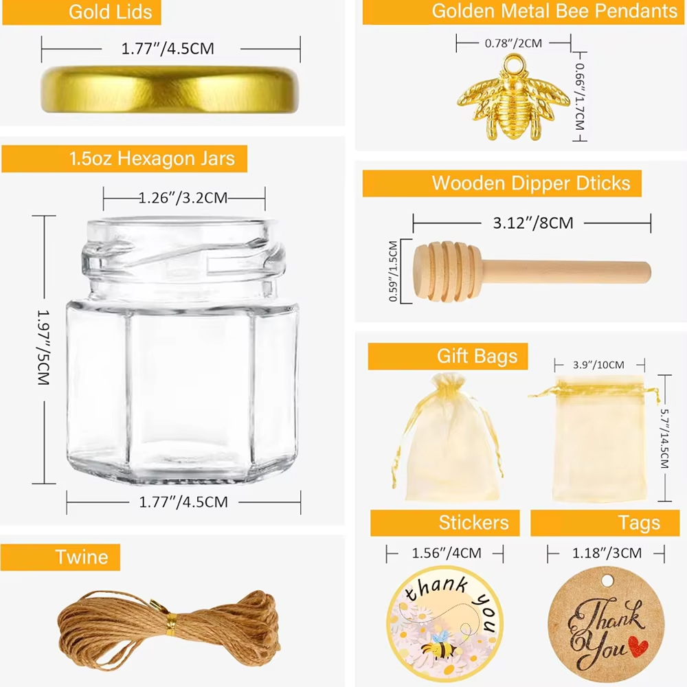 Small Honey Jar, Mini Honey Ja - Baby Food Jars ulasan dan harga