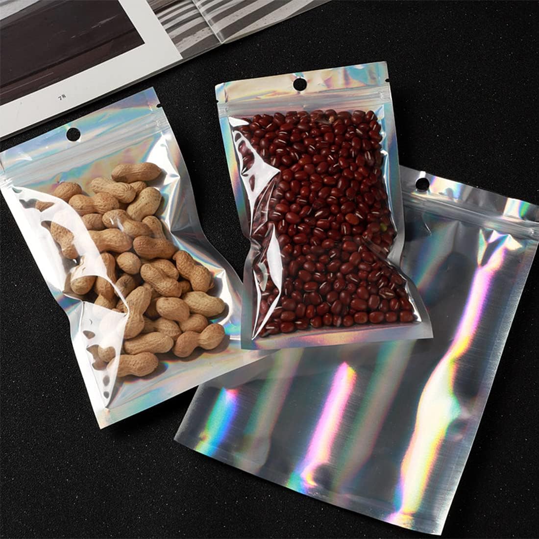 50/10PCS Laser Sealing Bags Pl - Food Pouch Reusable ulasan dan harga