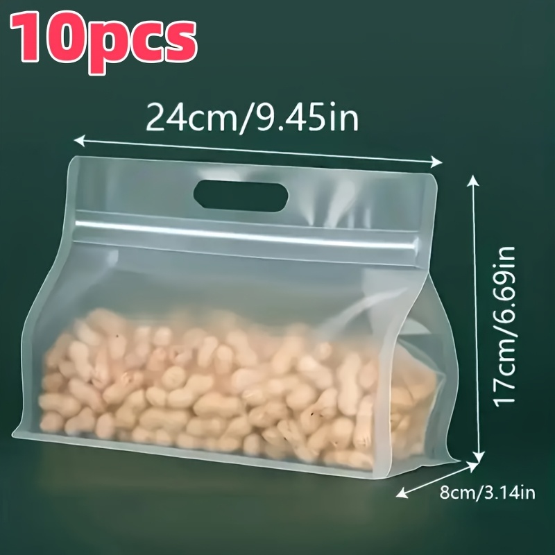 10pcs Reusable Self-Sealing Fo - Food Pouch Reusable ulasan dan harga