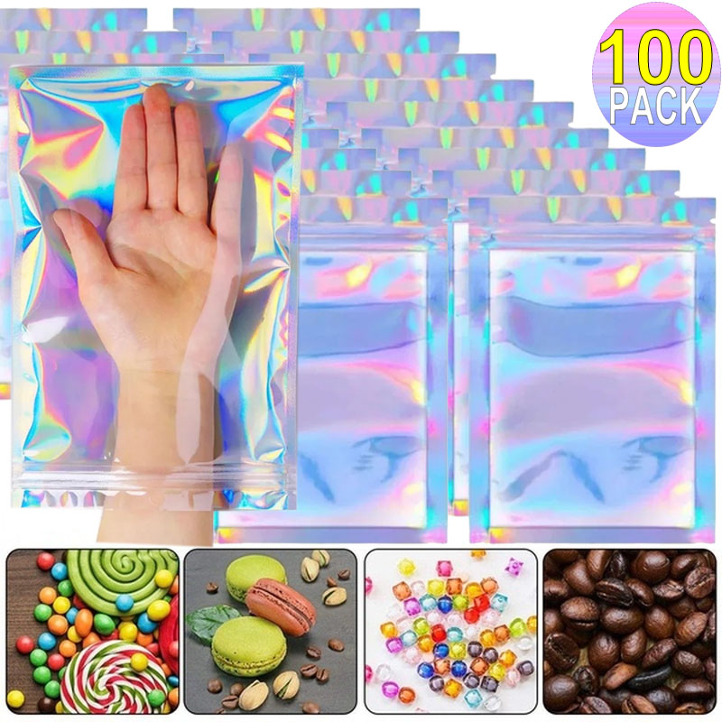 100/10PCS Laser Sealing Bags P - Food Pouch Reusable ulasan dan harga