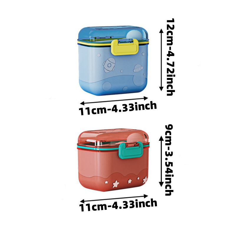 Cartoon Rocket Milk Powder Box - Baby Food Jars ulasan dan harga