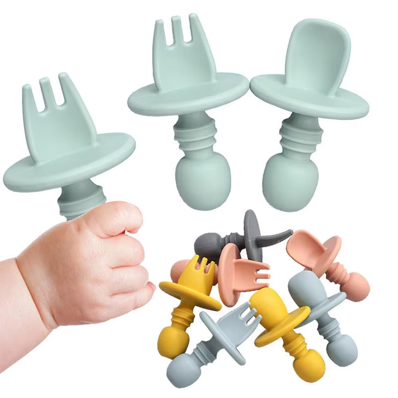 Baby silicone tableware, baby  - Baby Food For 6 Months ulasan dan harga