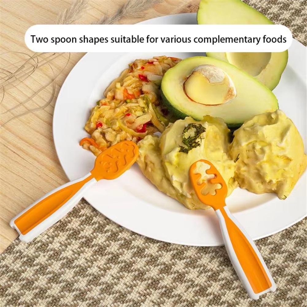 AEA9-Baby Self-Feeding Spoon S - Baby Food For 6 Months ulasan dan harga