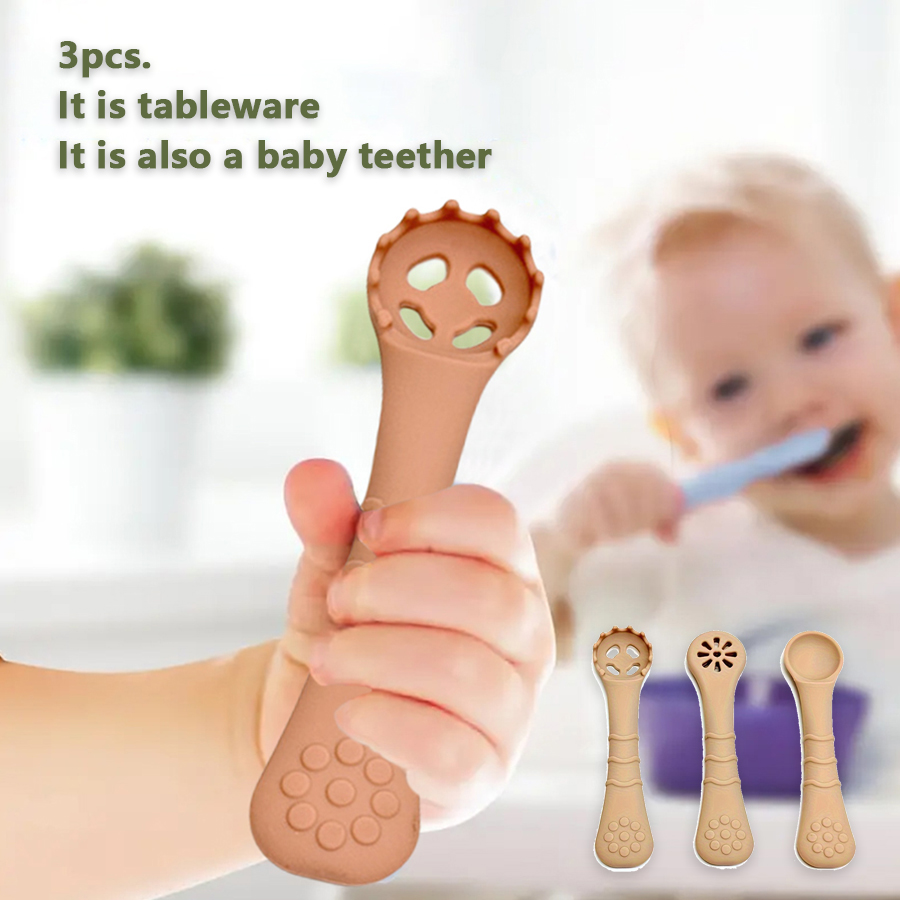 Silicone Baby Food Spoon Easy- - Baby Food For 6 Months ulasan dan harga
