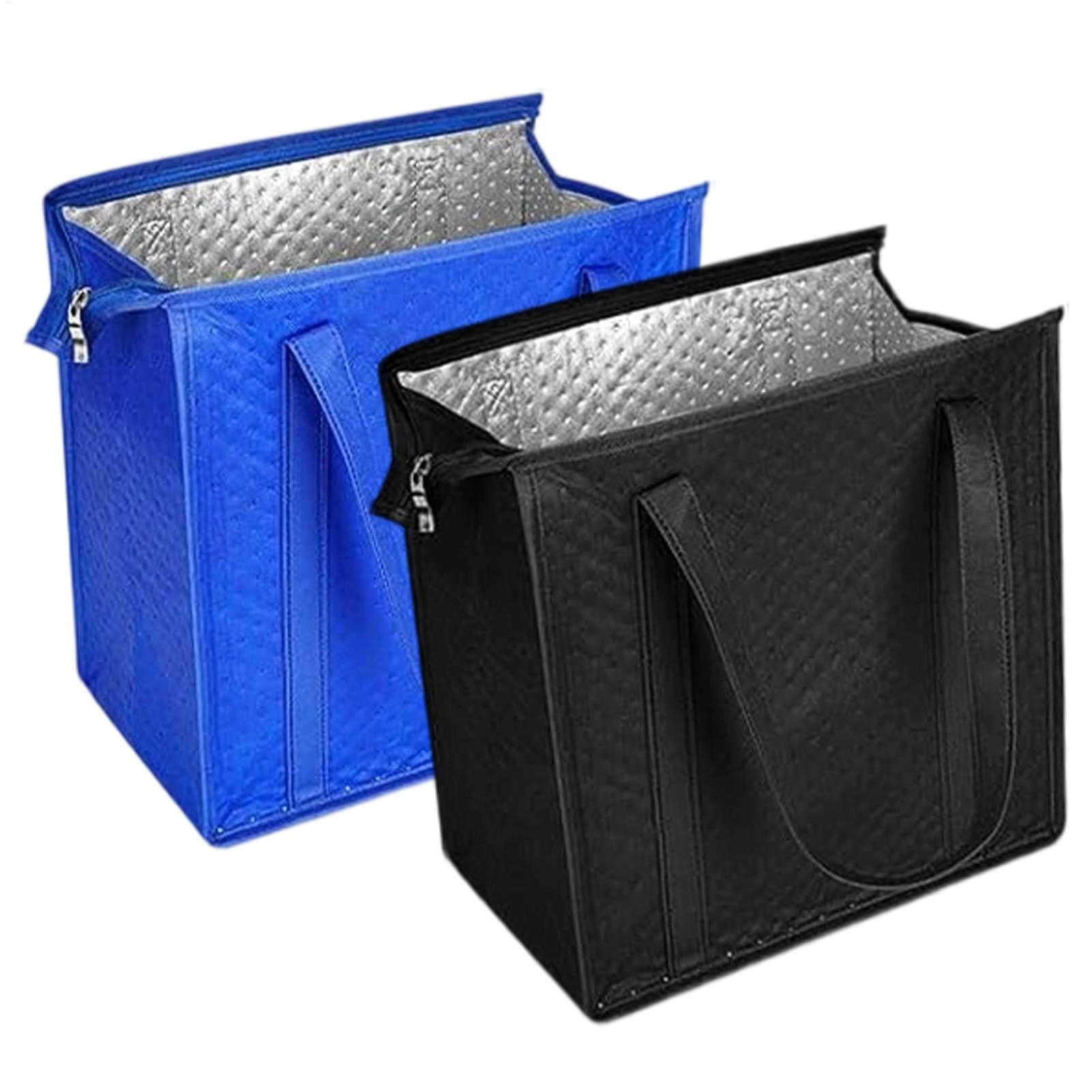 2 Pieces Insulated Grocery Bag - Food Pouch Reusable ulasan dan harga