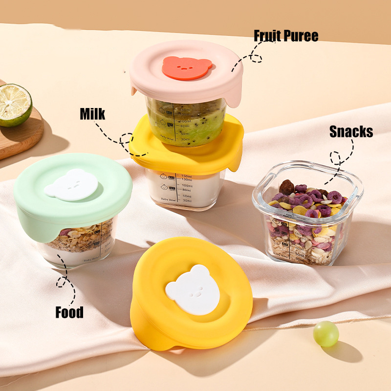 180ml Glass Baby Food Storage  - Baby Food Delivery ulasan dan harga