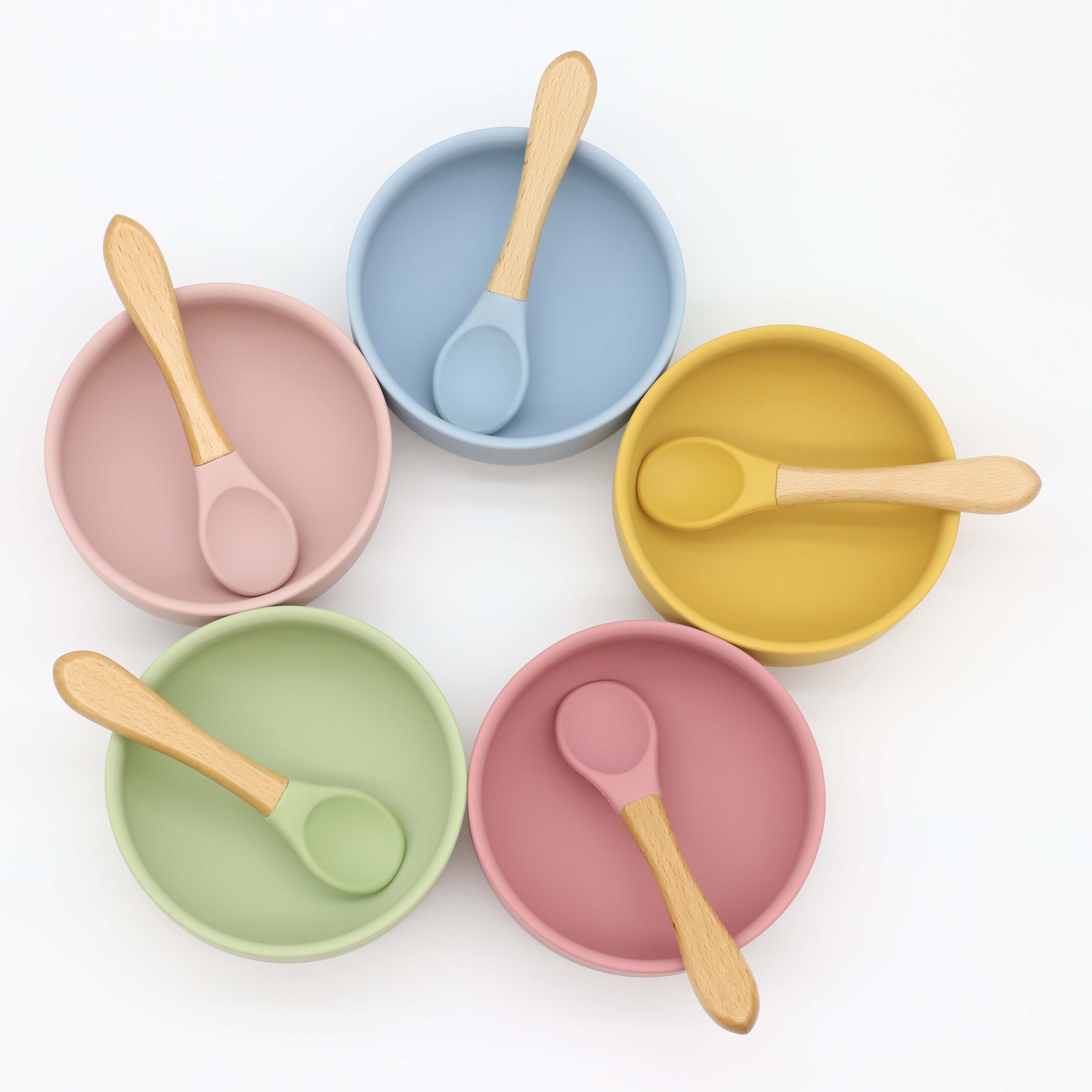 Silicone bowl with suction cup - Baby Food Diary ulasan dan harga