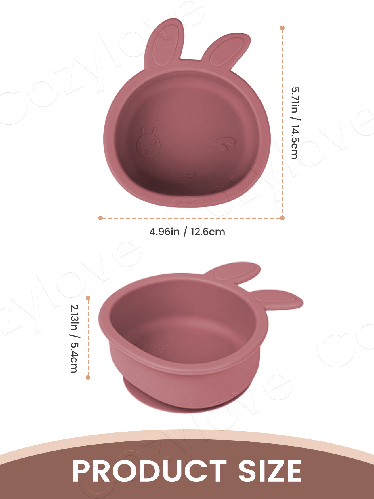 Cute Bunny Ear Silicone Baby S - Baby Food For 6 Months ulasan dan harga