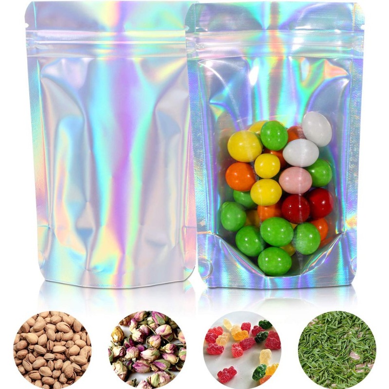 10-100pcs Rainbow Self Sealing - Food Pouch Reusable ulasan dan harga