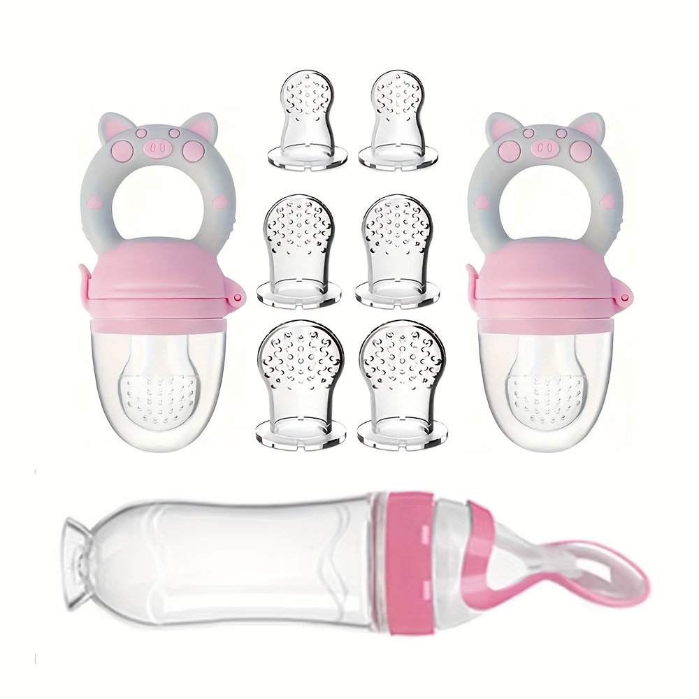 9pcs Feeding Cutlery:1 Silicon - Baby Food Jars ulasan dan harga