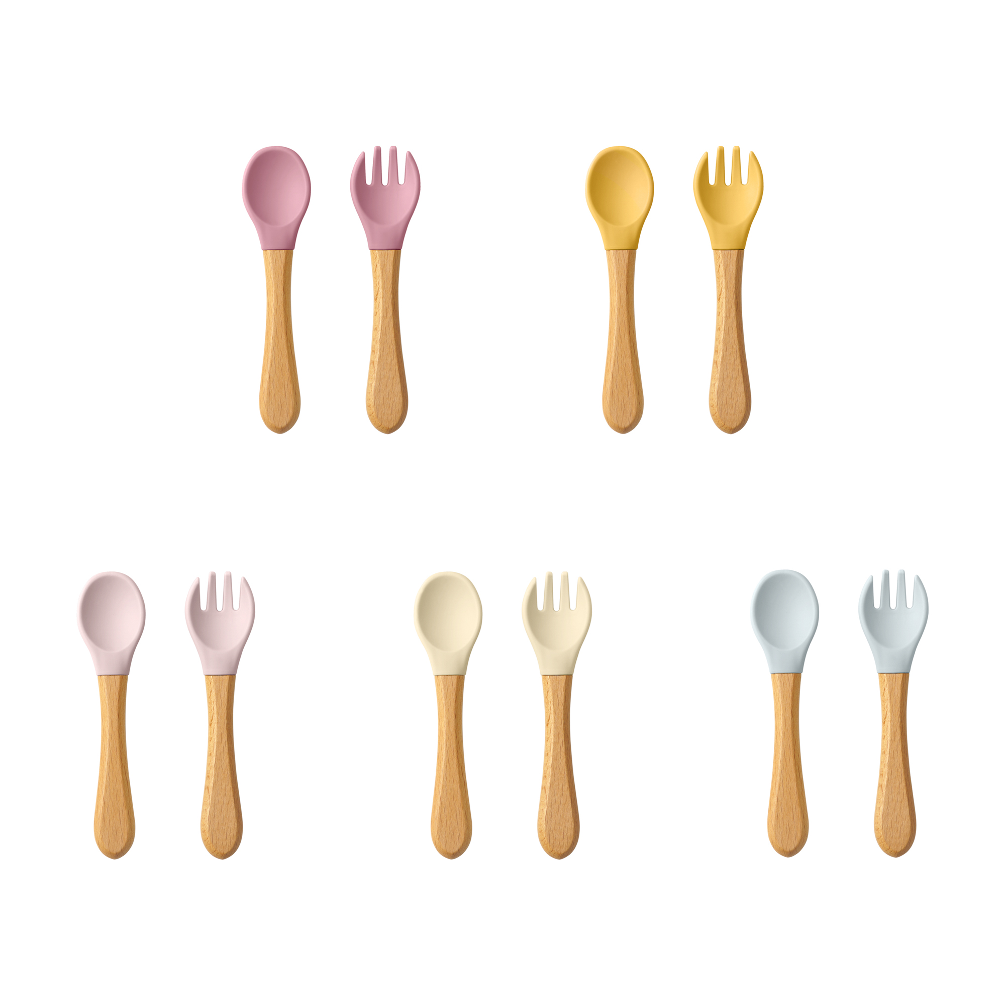 2PCS Baby Learning Spoons Uten - Baby Food Category ulasan dan harga