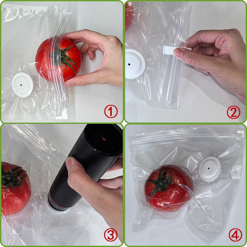 New Reusable Air Vacuum Storag - Food Pouch Reusable ulasan dan harga