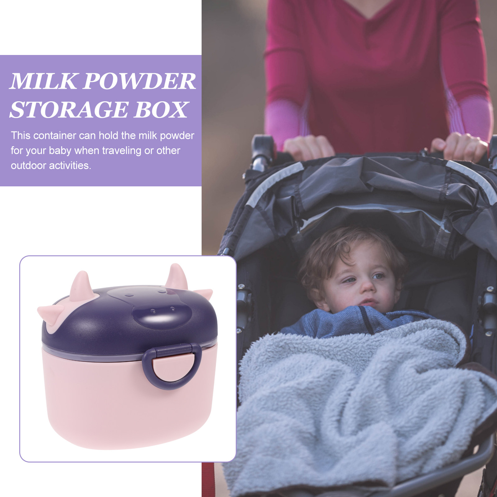 Milk Powder Storage Container  - Food Box Baby ulasan dan harga
